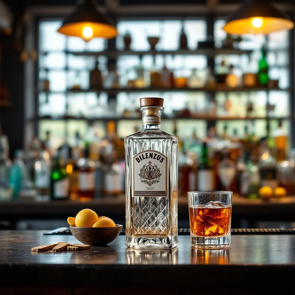 Botella Licorera de Cristal