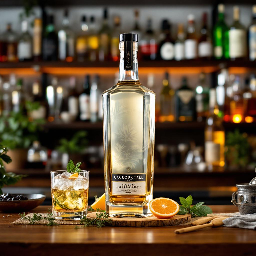 Botella Licorera de Vidrio