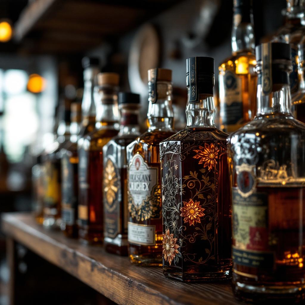 Botella Licorera Decoradas